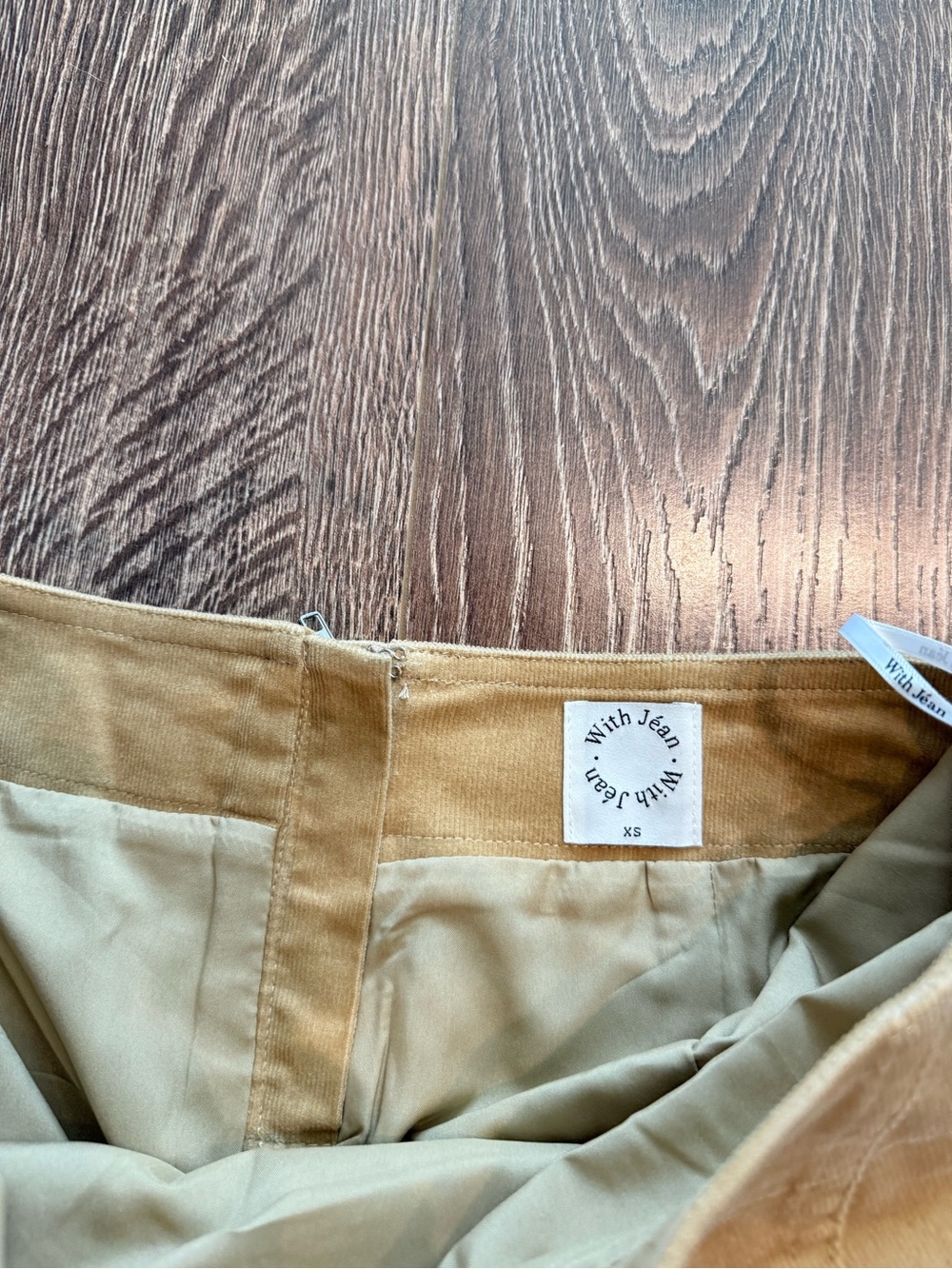 With Jean NAOMI SKIRT | TAN - Picture 4 of 4